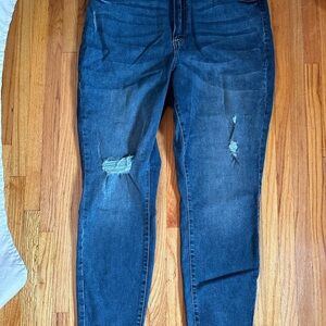 Size 14 BNWT Jennifer Lopez Curvy High Rise Skinny Crop Jeans